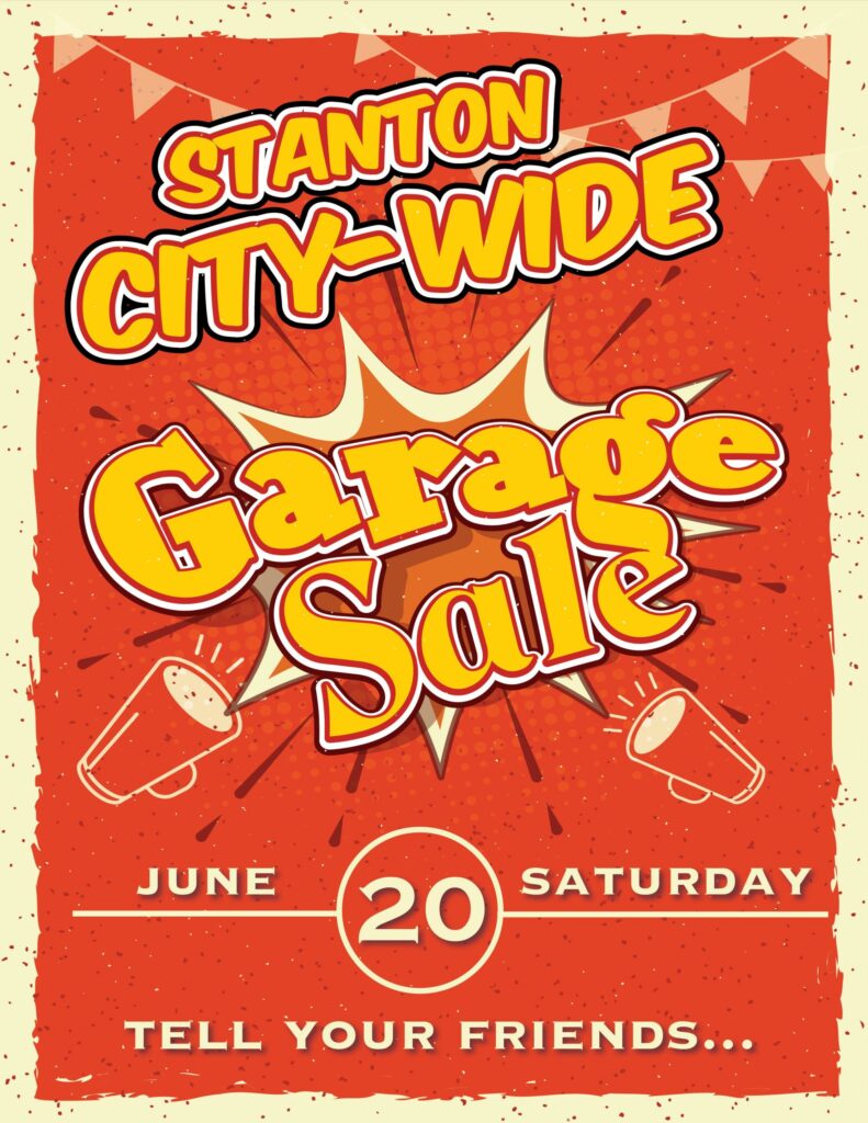 CityWide Garages Sales on June 20th City of Stanton, Iowa